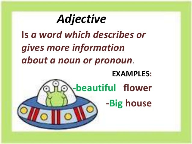 Image result for adjectives examples