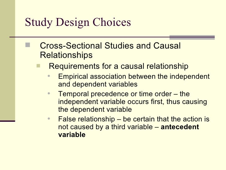 what are the requirements for inferring a causal relationship between two variables