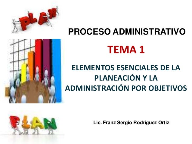 Elementos Esenciales De La Planeacin Y La Administracin Elementos
