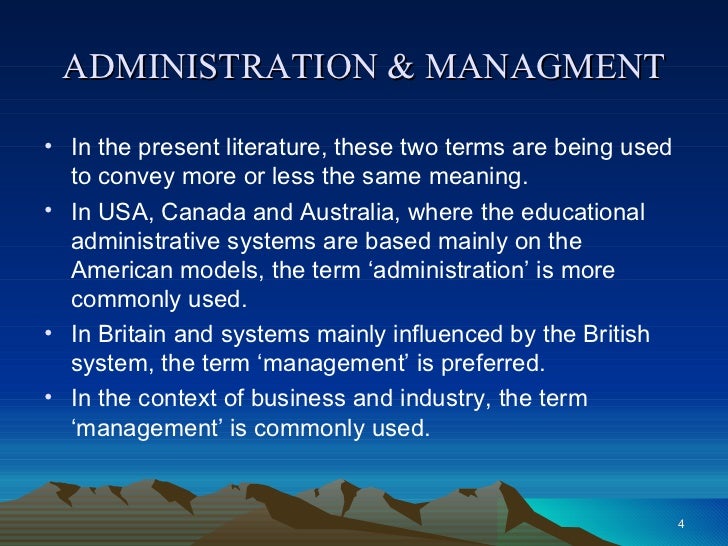 Educational Administration