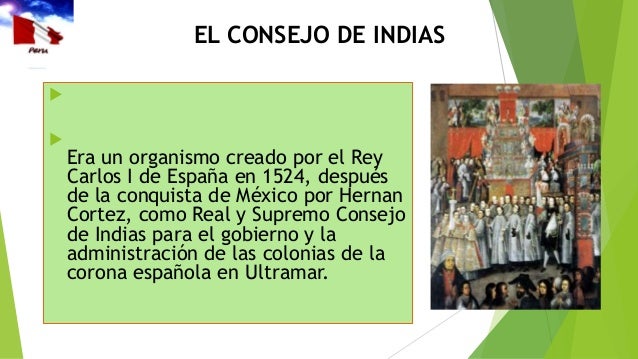 Administracion de la colonia del peru