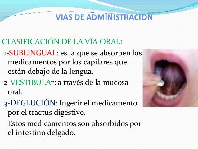 Administracion de medicamentos