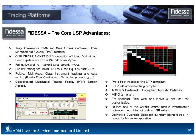 trading screen order management system