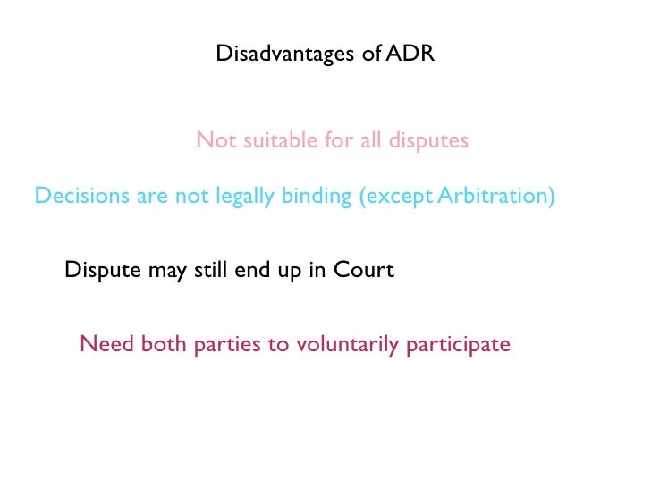 Alternative Dispute Resolution Methods