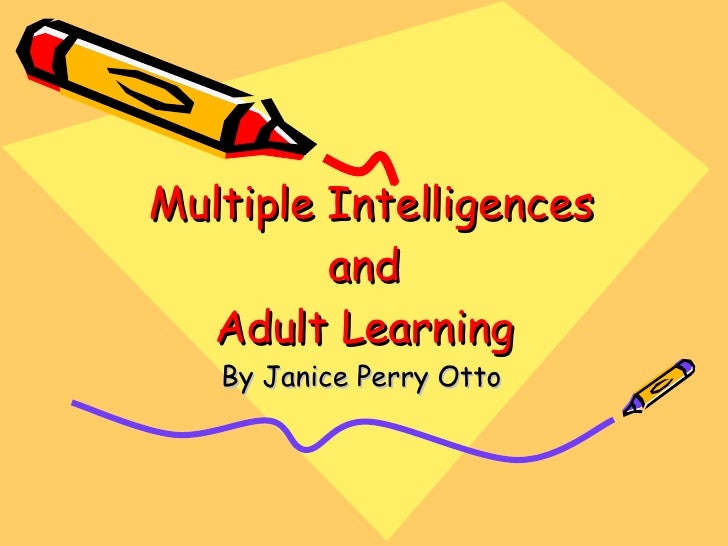 Theory of multiple intelligences adult learning Boy bondage art