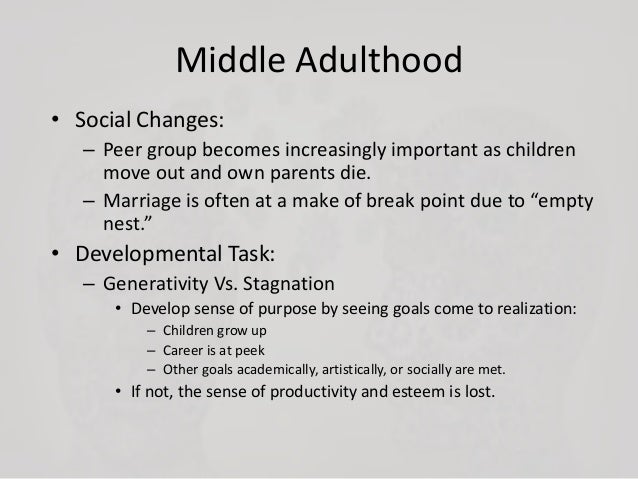Adulthood Social Development 120