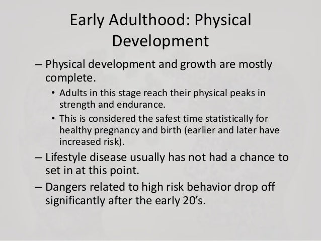 Physical Development Of Adults 44