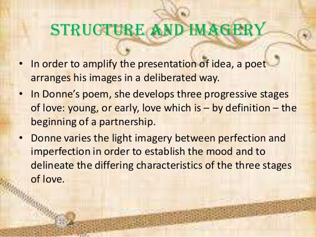 an analysis of the metaphor in a lecture upon the shadow by john donne A lecture upon the shadow by john donne email print stand still and i will read to thee a lecture, love, in loves philosophy, these three houres that we have spent. an analysis of the metaphor in a lecture upon the shadow by john donne A lecture upon the shadow by john donne email print stand still and i will read to thee a lecture, love, in loves philosophy, these three houres that we have spent.