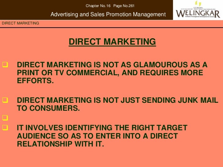 Database Direct Marketing Program