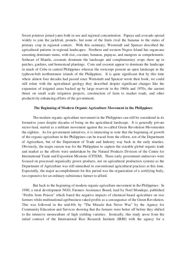Organic farming phd thesis