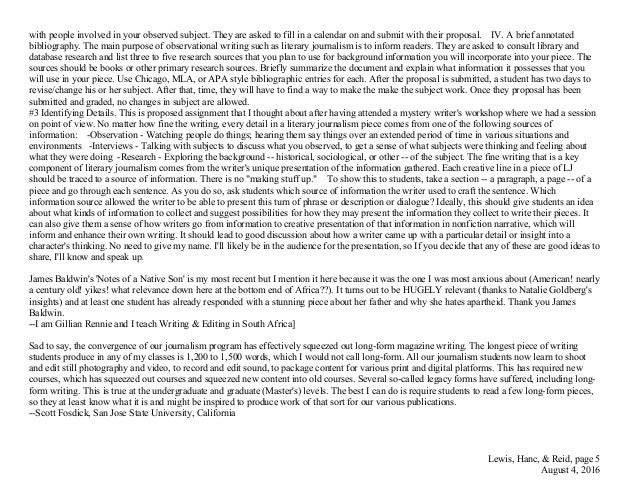 Examples of literary journalism essays  rpolibraryutoronto.web.fc2.com
