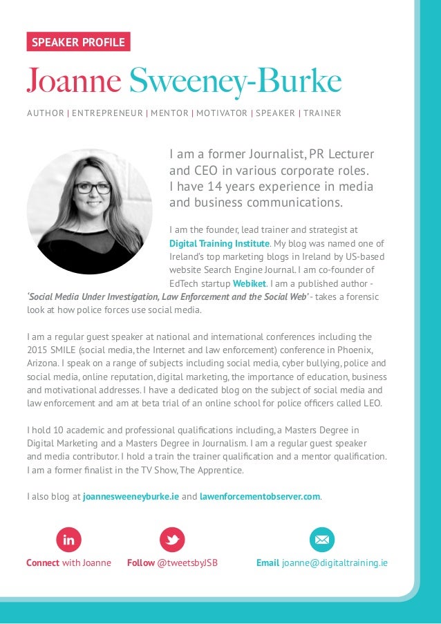 JSB Speaker Profile March2015 jsb-speaker-profile-march2015
