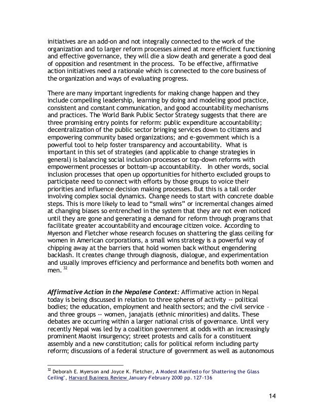 Article Affirmative Action As A Means Of Social Inclusion Myths And 30 13 14 Initiatives