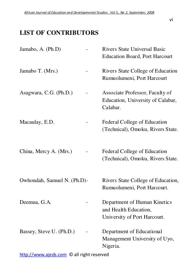 Science Education Journals  CMNS Teaching & Learning Center