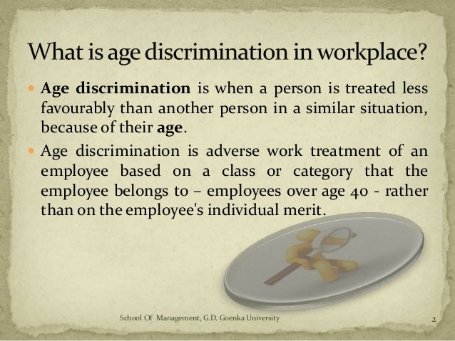 employment discrimination essay