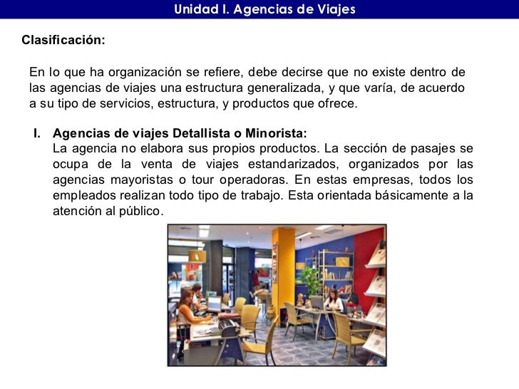 Agencias De Viajes Clasificación