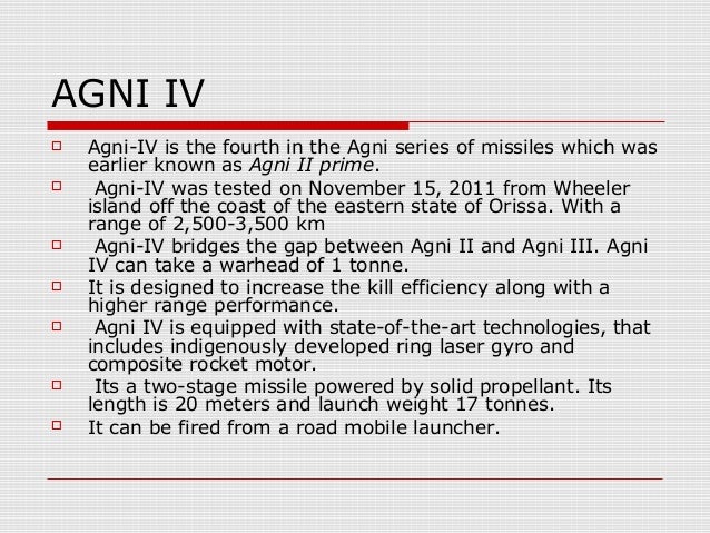Image result for Agni IV Ballistic Missile