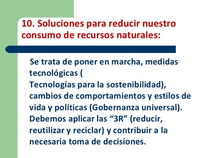 Agotamiento de los recursos naturales Agotamiento de los recursos naturales