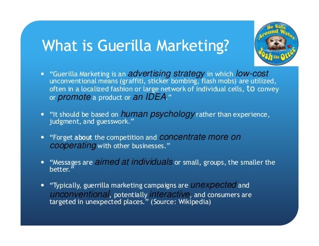impacts of guerrilla marketing on consumer impacts of guerrilla marketing on consumer