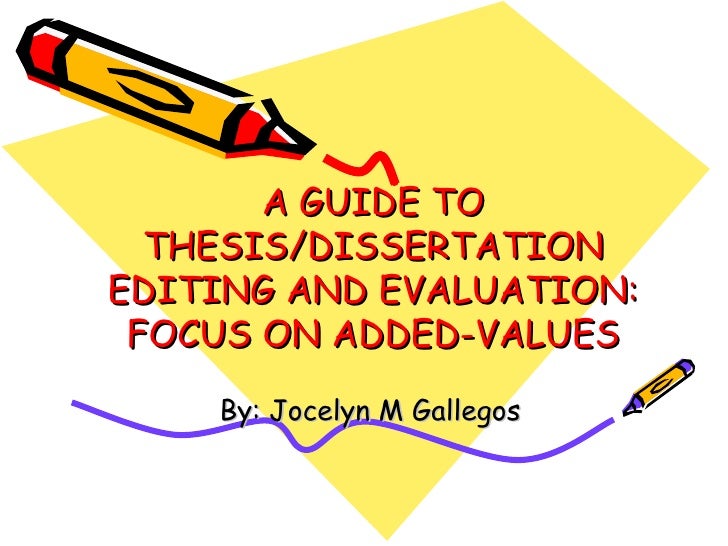 Thesis abstract writing guide