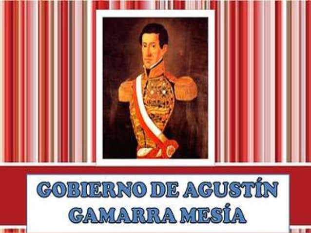 Agustín gamarra II gobierno