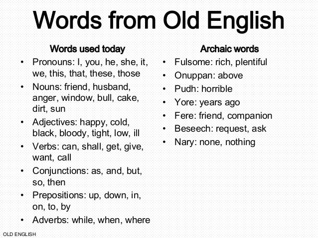 Old English Phrases 89