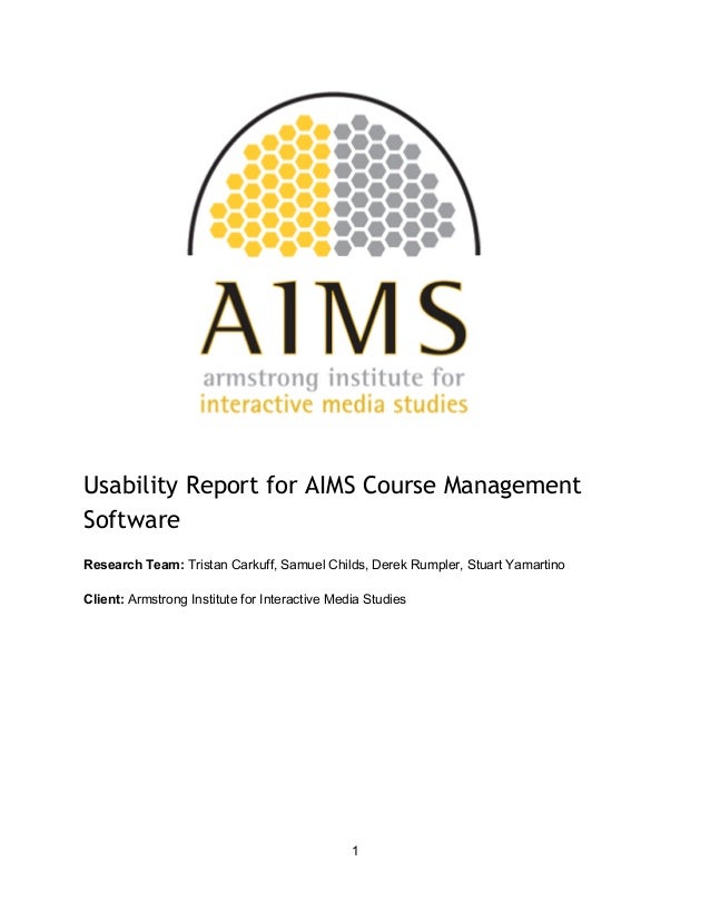 Aim training courses image