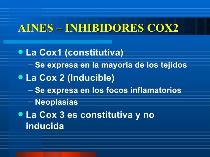 Inhibidores De La Cox 2 Vademecum es.slideshare.net