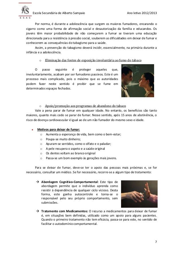 Porque o coração dói quando deixado fumando