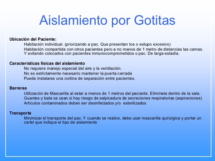 Clase 3 - Aislamiento De Pacientes