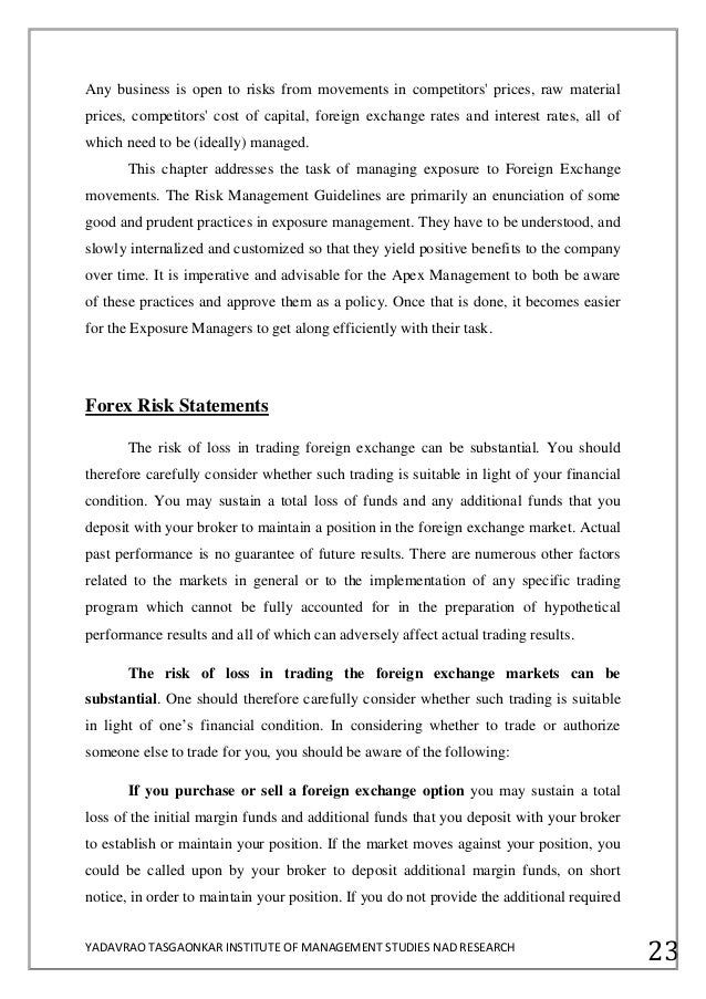 Indian institute of forex management