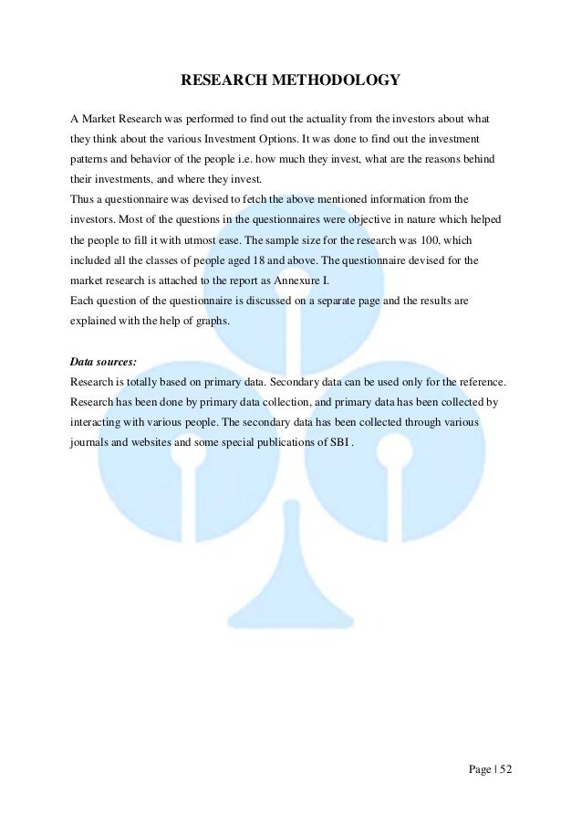 Project report on option trading strategies