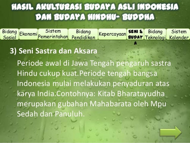 Akulturasi Budaya Hindu Budha Di Indonesia Dalam Berbagai Bidang ...