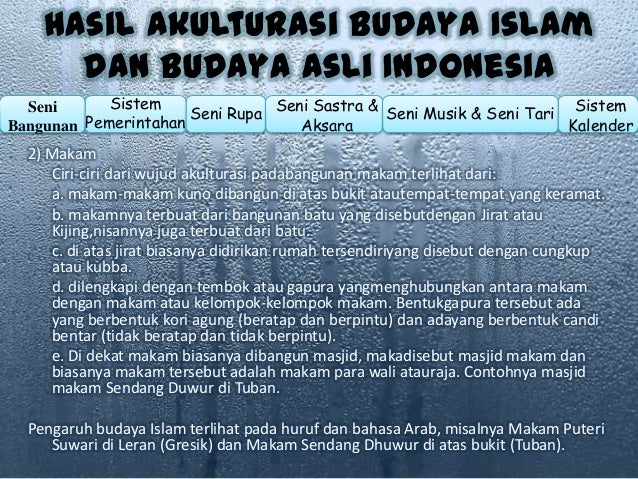 CONTOH AKULTURASI BUDAYA HINDU-BUDHA KE INDONESIA 