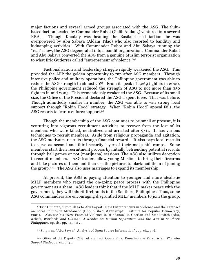 abu sayyaf group essay Martial law comes to mindanao although officers said they did not use fighter jets in flushing out gunmen linked to the maute and abu sayyaf abu sayyaf group. abu sayyaf group essay Martial law comes to mindanao although officers said they did not use fighter jets in flushing out gunmen linked to the maute and abu sayyaf abu sayyaf group.