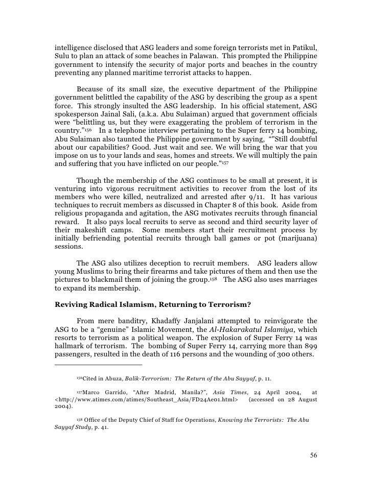 Essay on islam and terrorism