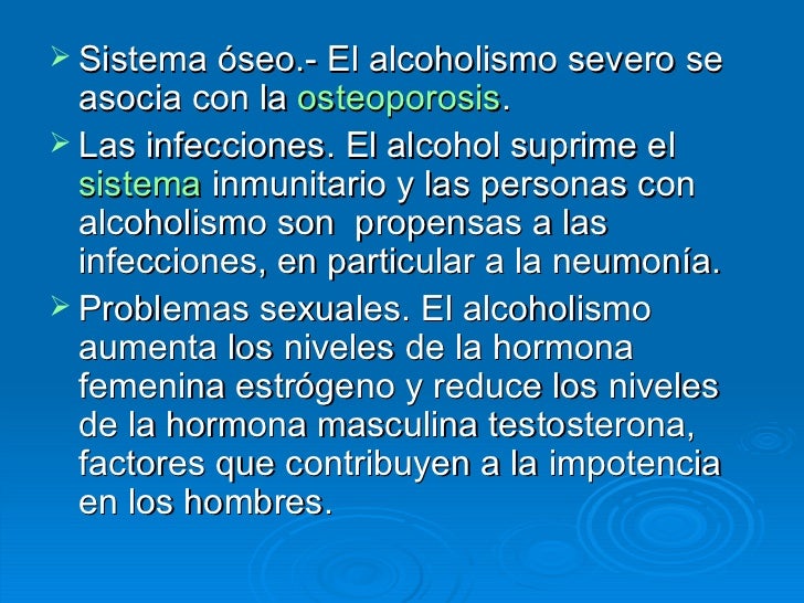 Que contraindicaciones a la codificación del alcoholismo