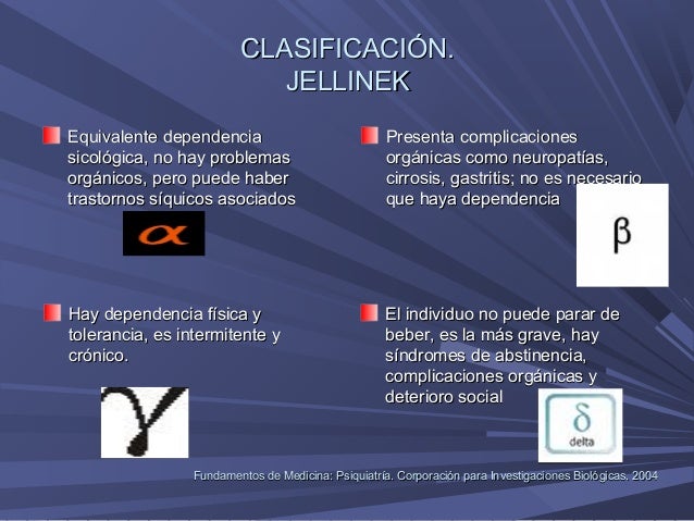 La clínica de la dependencia alcohólica en kaluge