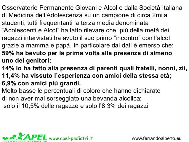 Il padre beve la mentalità del bambino