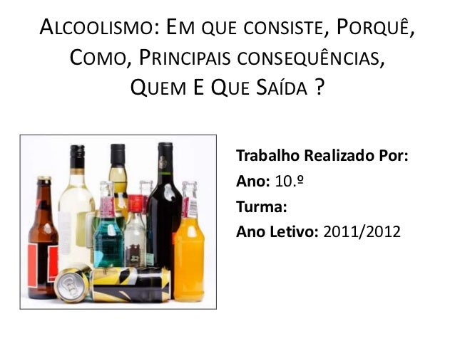 Trace meios do álcool