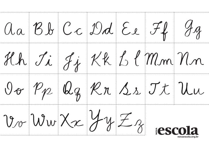 Abecedario En Letra Cursiva En Mayuscula Y Minuscula Imagui