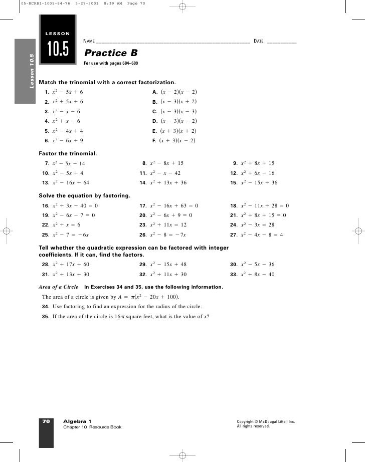 lesson 2.4 practice a geometry answers mcdougal littell