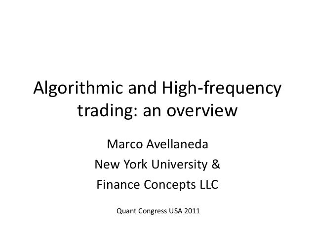 Algorithmic trading and quantitative strategies nyu