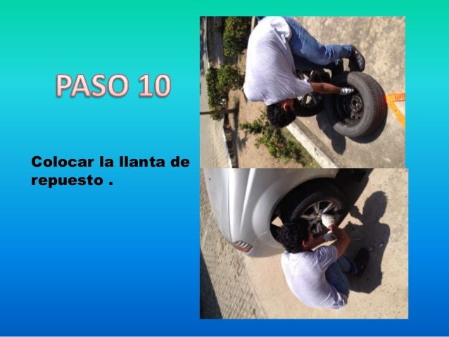 Algoritmo como cambiar una llanta de un carro