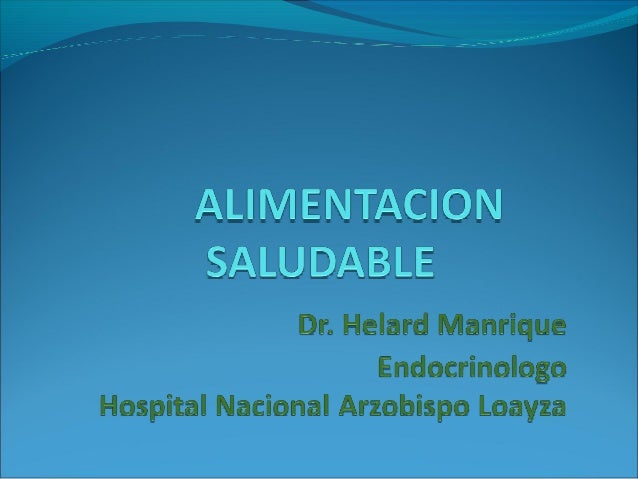 Alimentacion para Pacientes con Diabetes Alimentacion para Pacientes con Diabetes