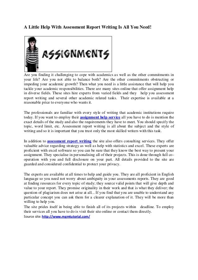 Help me write a report