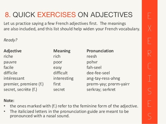 Most Feminine Adjectives End With The Letter Most Feminine Adjectives End With The Letter