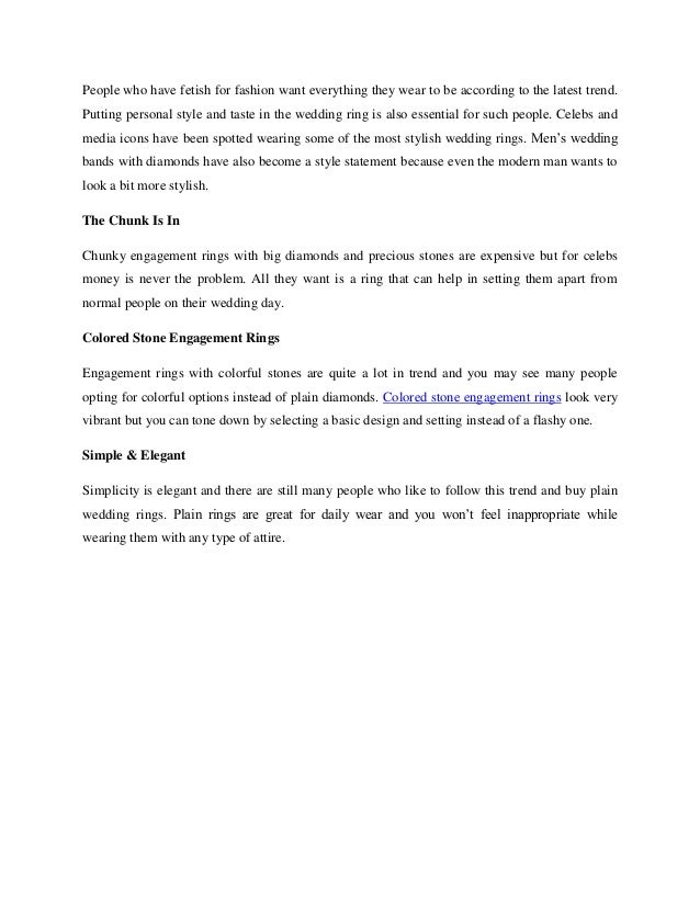 All about engagement and wedding rings