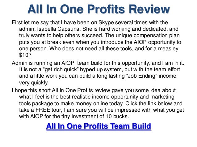 Image result for all in one profits