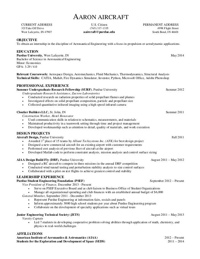 sorority rush resume template